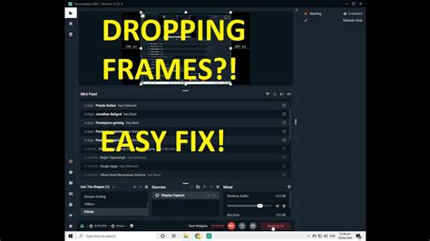 stream dropping too many frames reddit